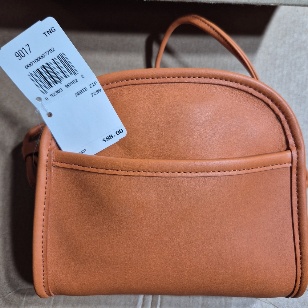Coach Tangerine Orange Leather Crossbody Bag